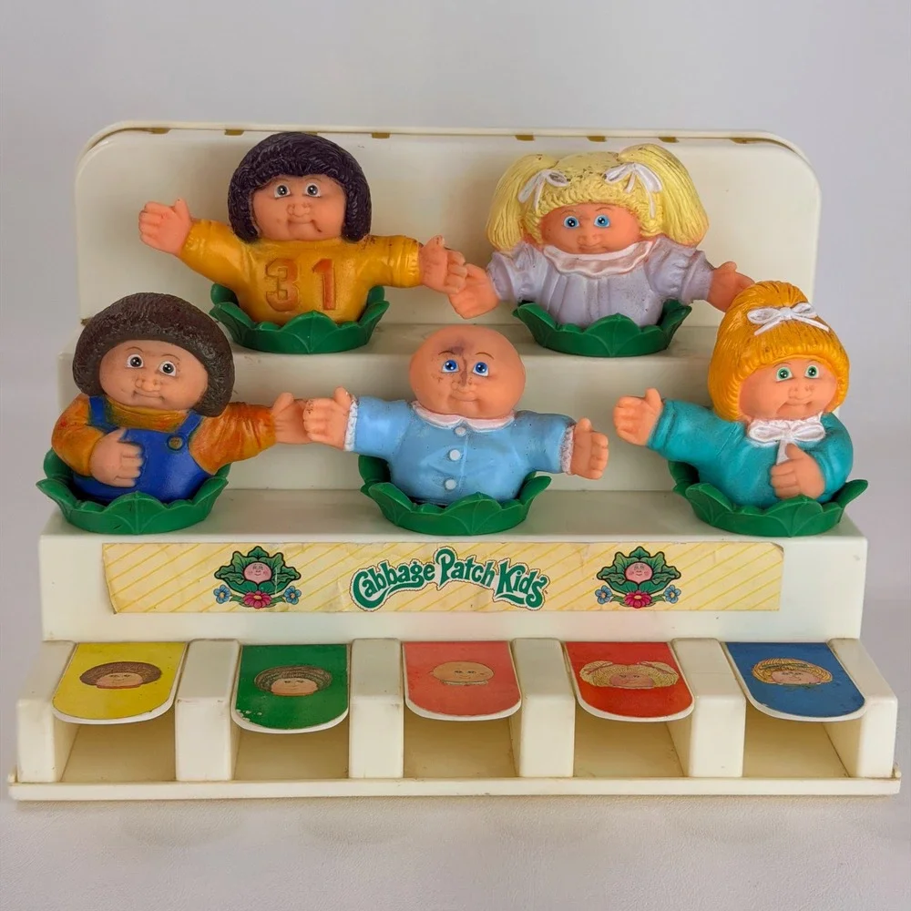 Vintage 1983 Cabbage Patch Squeaky Piano by Illco Preschool Toy